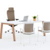 Mesa-de-despacho-Ber-Vital-Plus-12 blanca con estructura color madera